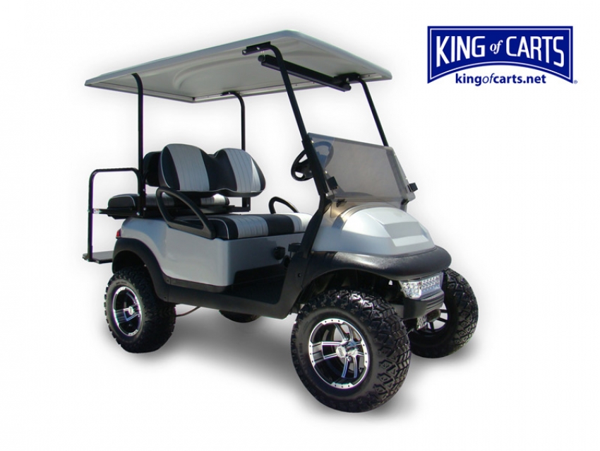 BEAST - Lifted - Silver Golf Car